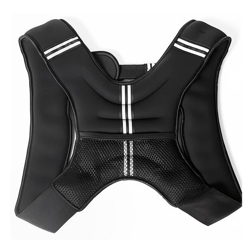 BAOKALER Weighted Vest for Fitness, 6Lb with Reflective Strips, Ideal for Men & Women, Strength Training, Running, Muscle Building & Weight Loss