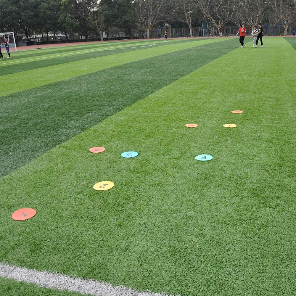 8Inch Numbered Floor Spot Markers