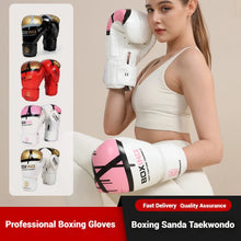 Wosweir-Unisex Adult Youth Boxing Gloves for Fitness Taekwondo Sanda Combat Training-Children'S to Men'S Size Options Available