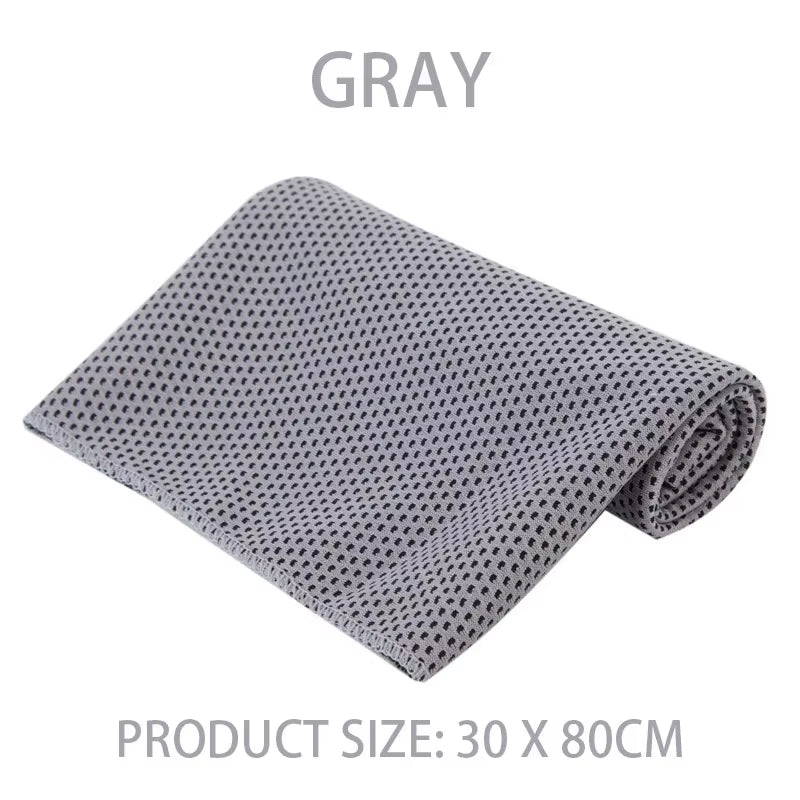 Outdoor Microfiber Quick Dry Cooling Ice Towel Sports Cold Towel for Fitness Camping Running