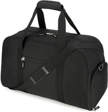 45L Gym Bag for Men & Women with Shoe Compartment, 21” Large Duffle Bag for Travel, Sports, Fitness & Workout, Black