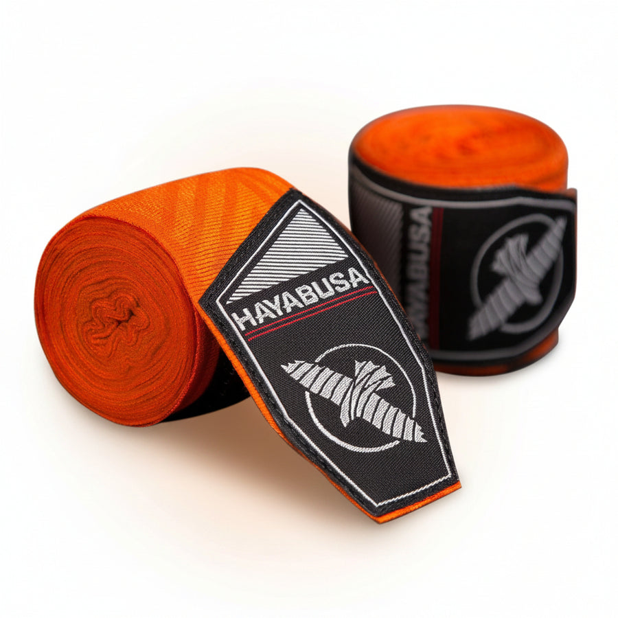Boxing Hand Wraps Perfect Stretch 4.0 for Men & Women - Orange Maze, 180 Inches