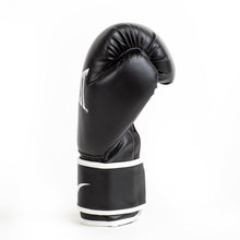 Core 2 Training Boxing Gloves – Synthetic Leather, S/M, Black