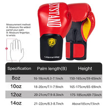 8/10/12/14Oz Boxing Gloves Adult Men'S Sanda Combat Punching Bag Training Women'S Thick Breathable Muay Thai Combat