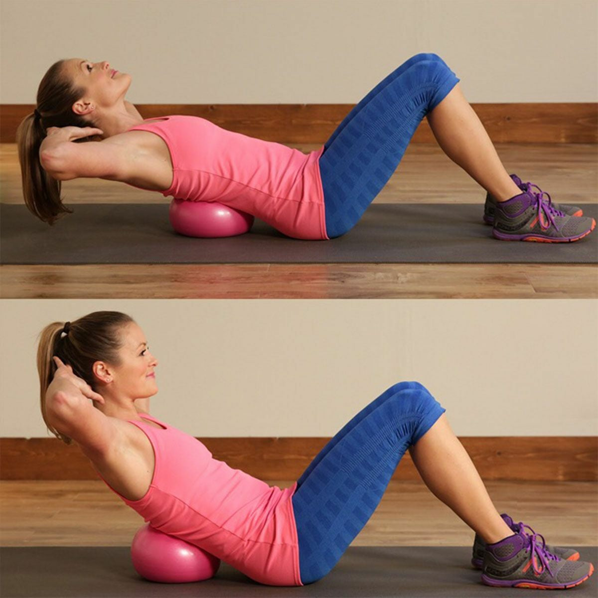 Pro Body Pilates 9” Mini Exercise Ball for Fitness Bender Toning Yoga Barre Core
