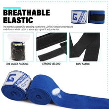LEKÄRO Elastic Cotton Boxing Hand Wraps for Muay Thai MMA Training for Men & Women