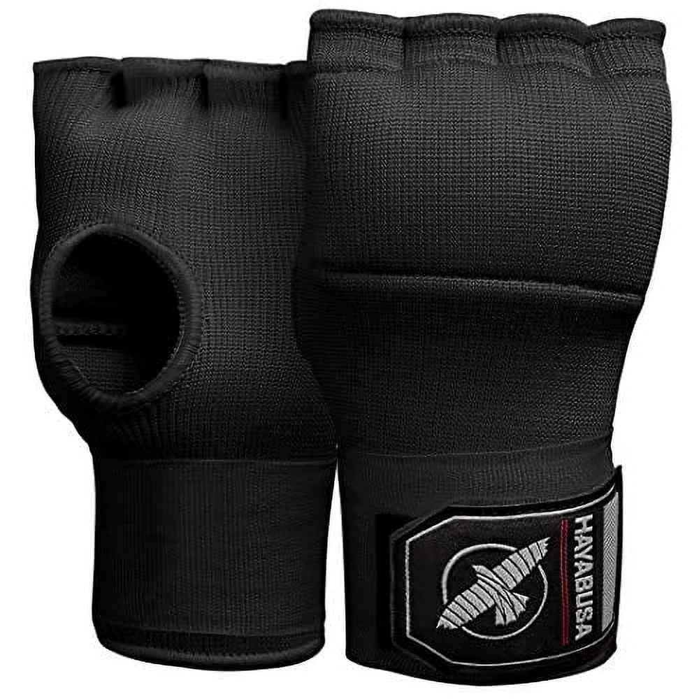 Quick Gel Boxing Hand Wrap Gloves - Black, Small