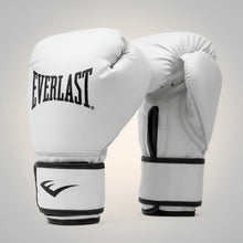 Synthetic Leather Core Training Gloves for Boxing, White, S/M