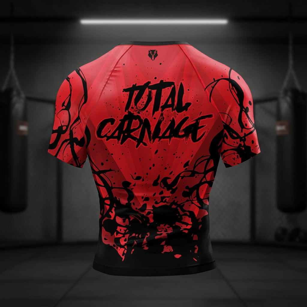 Combat Sports Compression Rashguard for BJJ, MMA & Boxing
