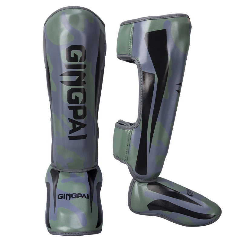 Kickboxing Shin Guards with Ankle & Instep Protection