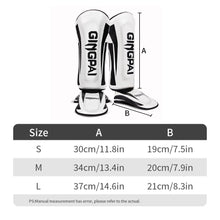 GINGPAI Shin Guards for Muay Thai, Kickboxing & MMA