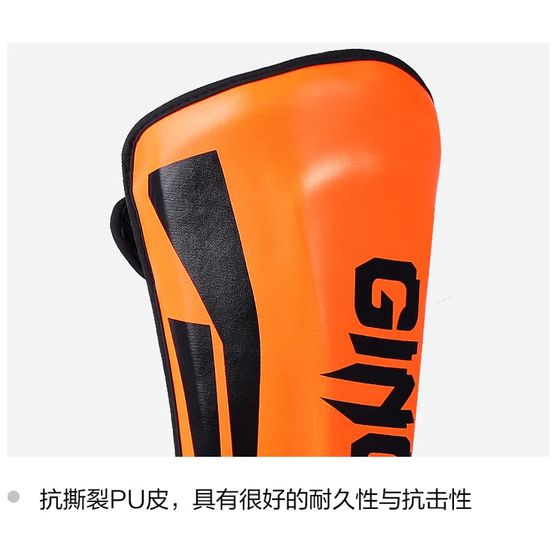 GINGPAI Shin Guards for Muay Thai, Kickboxing & MMA