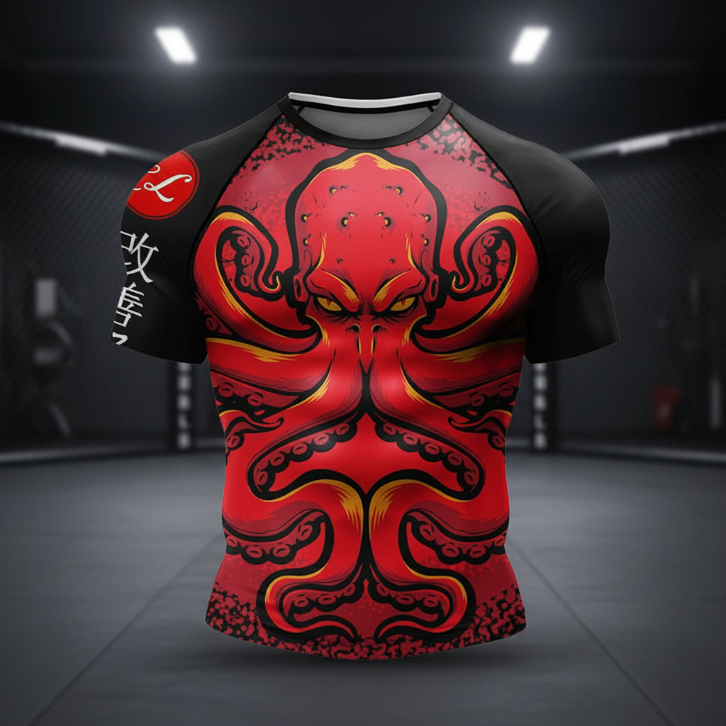 Combat Sports Compression Rashguard for BJJ, MMA & Boxing