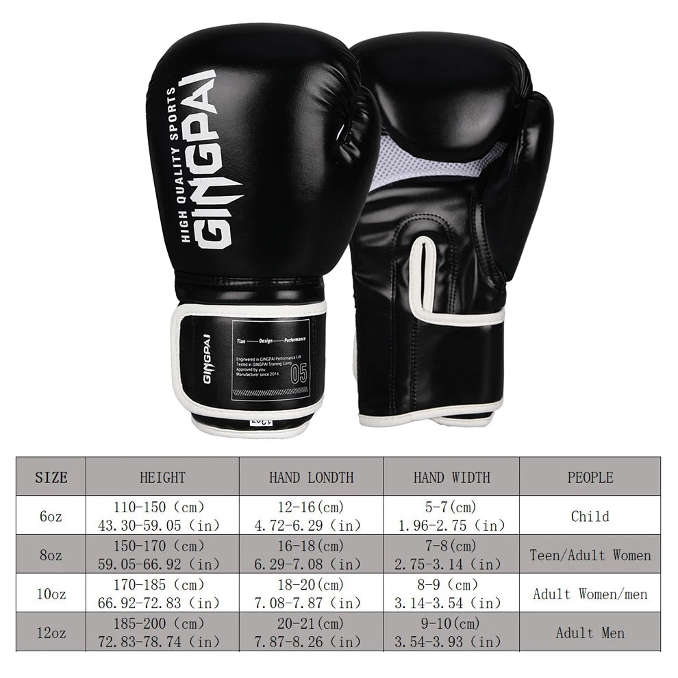 GINGPAI Boxing Gloves for Fitness Boxing & Kickboxing