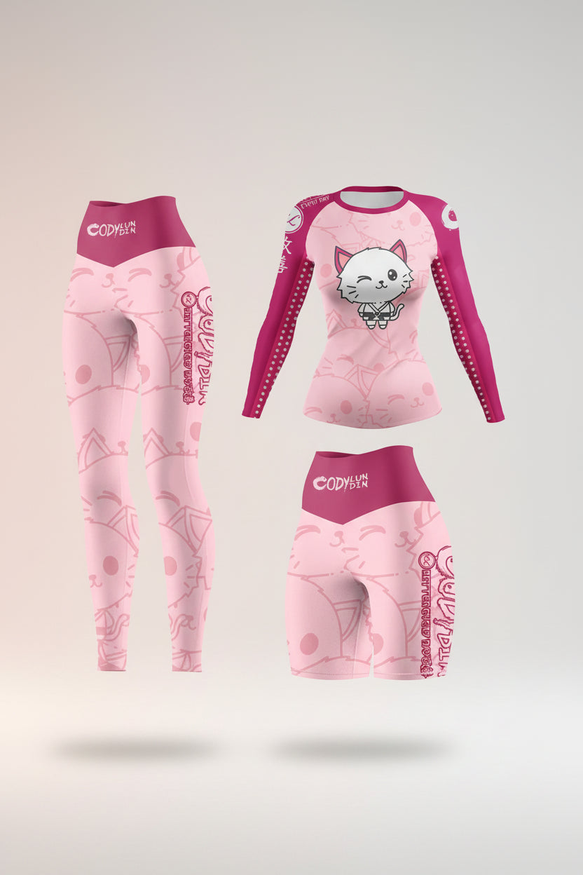 Women’s Graphic Combat Training Set for BJJ, MMA & Gym - INZANEBOX product image