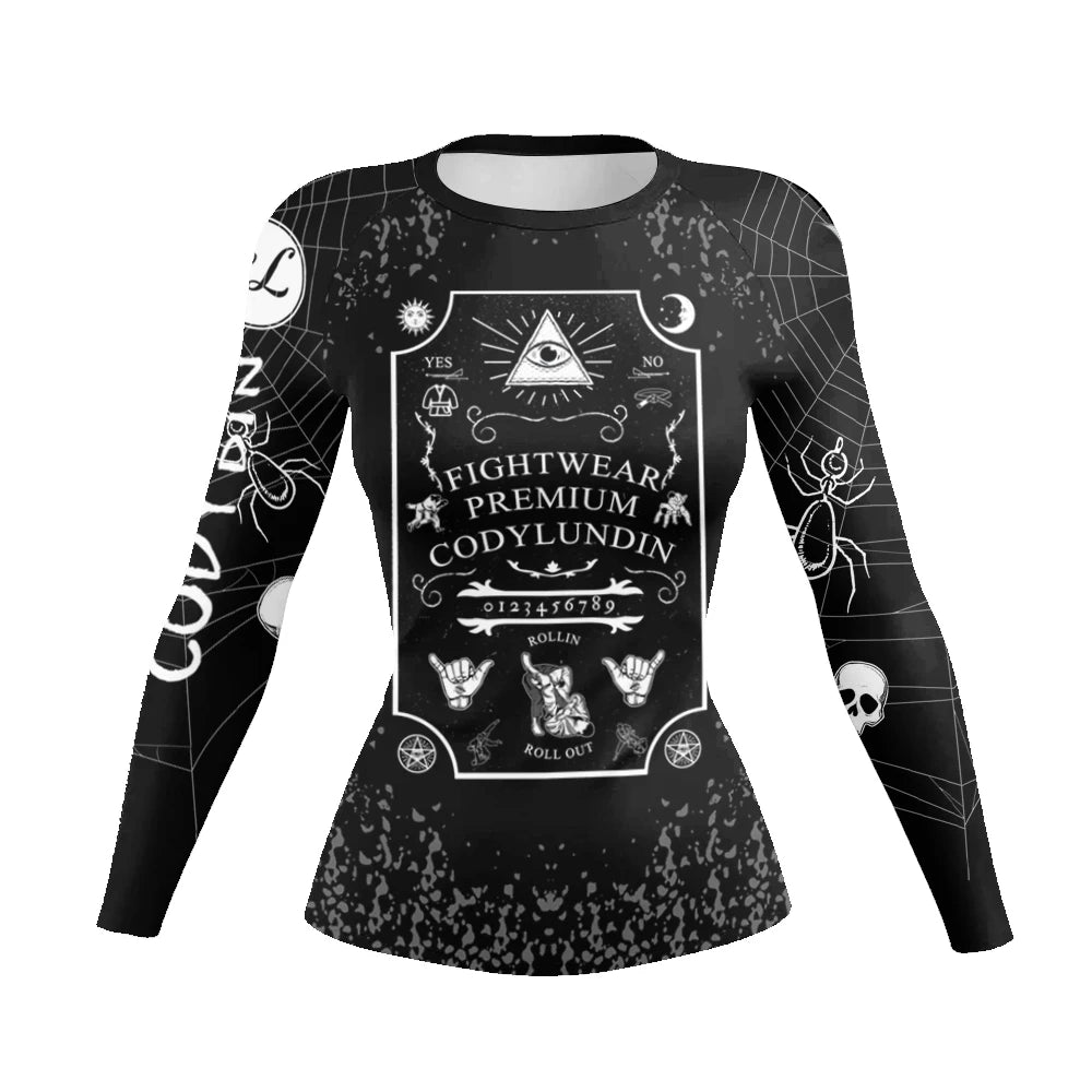 Women’s 3D Compression Rashguard for BJJ, MMA & Fitness