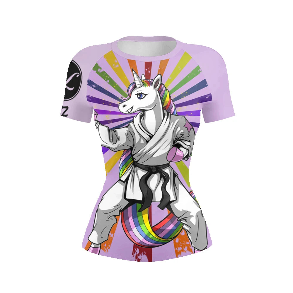 Women’s Graphic Rashguard for BJJ, MMA & Grappling - INZANEBOX product image