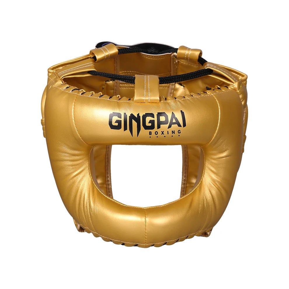 GINGPAI Boxing Headgear for Kickboxing, Sanda & MMA Training