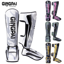 Kickboxing Shin Guards with Ankle & Instep Protection