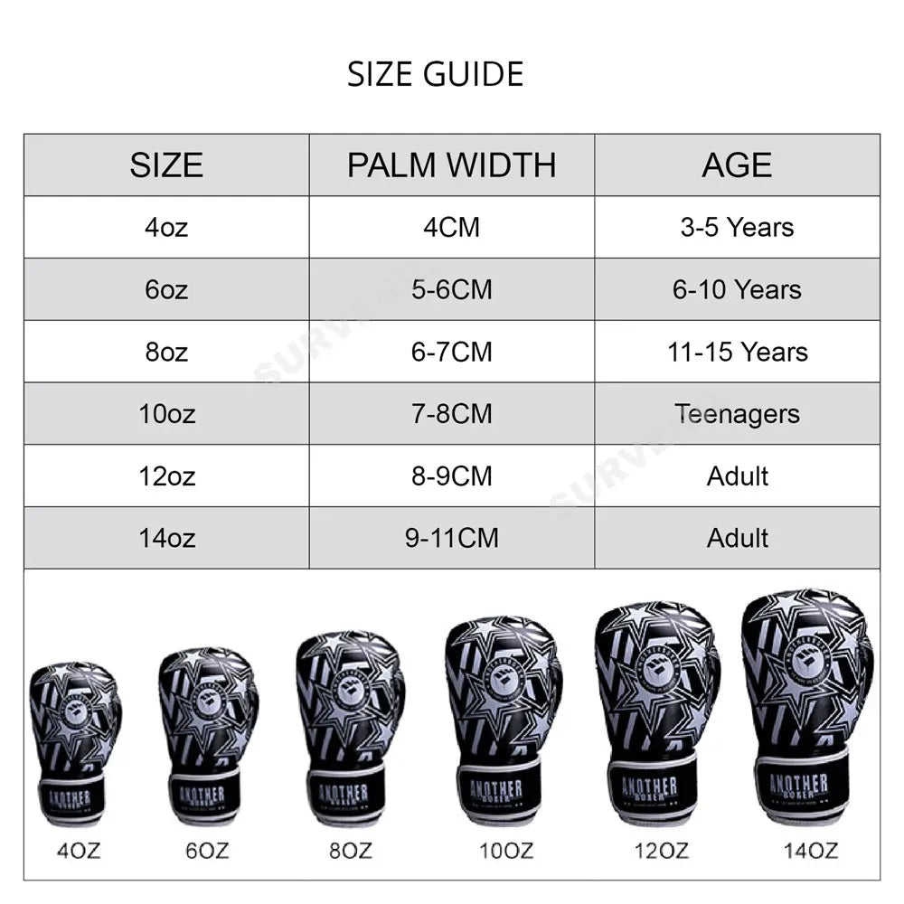 Muay Thai Boxing Gloves for Bag Work, Pads & Sparring Drills - INZANEBOX product image