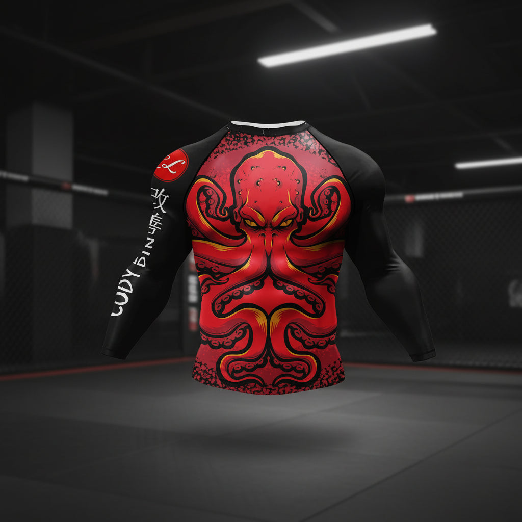 Combat Sports Compression Rashguard for BJJ, MMA & Boxing