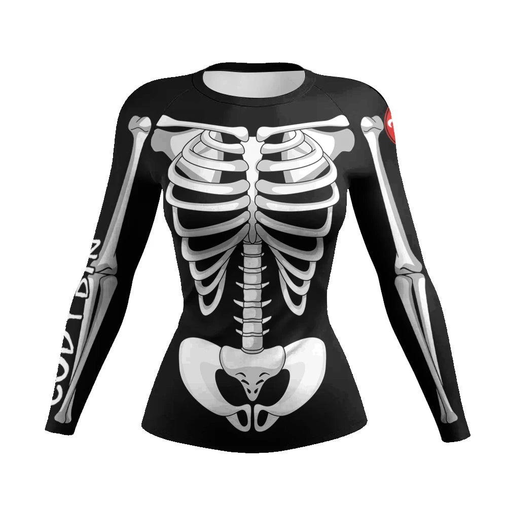 Women’s 3D Compression Rashguard for BJJ, MMA & Fitness