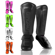 GINGPAI Shin Guards for Muay Thai, Kickboxing & MMA