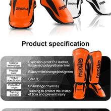 GINGPAI Shin Guards for Muay Thai, Kickboxing & MMA