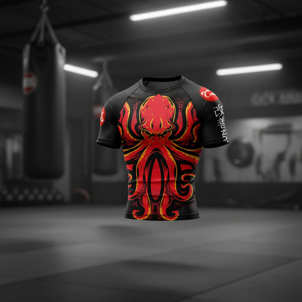 Combat Sports Compression Rashguard for BJJ, MMA & Boxing