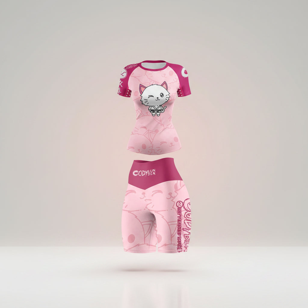 Women’s Graphic Combat Training Set for BJJ, MMA & Gym - INZANEBOX product image