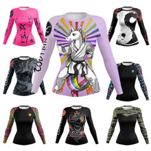 Women’s 3D Compression Rashguard for BJJ, MMA & Fitness