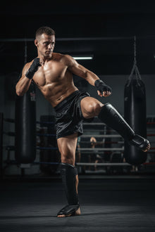 GINGPAI Shin Guards for Muay Thai, Kickboxing & MMA