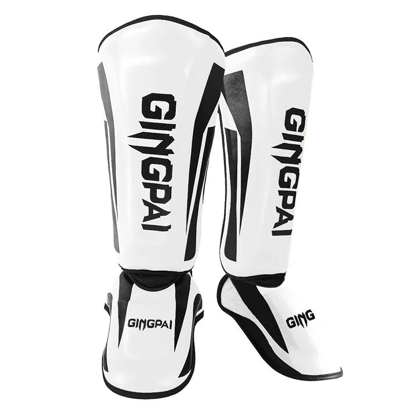 GINGPAI Shin Guards for Muay Thai, Kickboxing & MMA