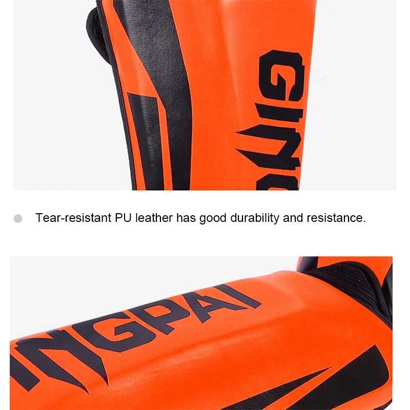 GINGPAI Shin Guards for Muay Thai, Kickboxing & MMA