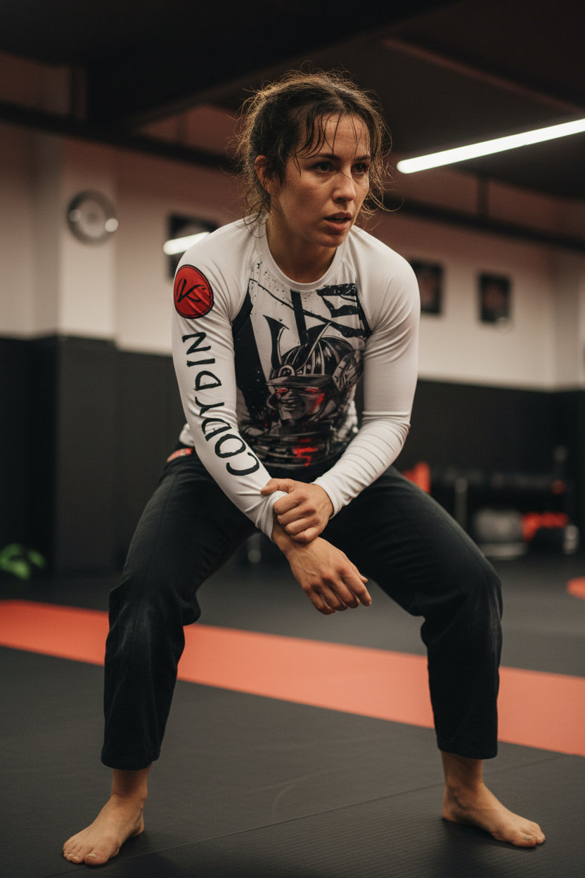 Women’s 3D Compression Rashguard for BJJ, MMA & Fitness