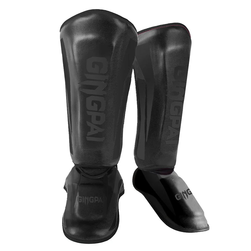 GINGPAI Shin Guards for Muay Thai, Kickboxing & MMA