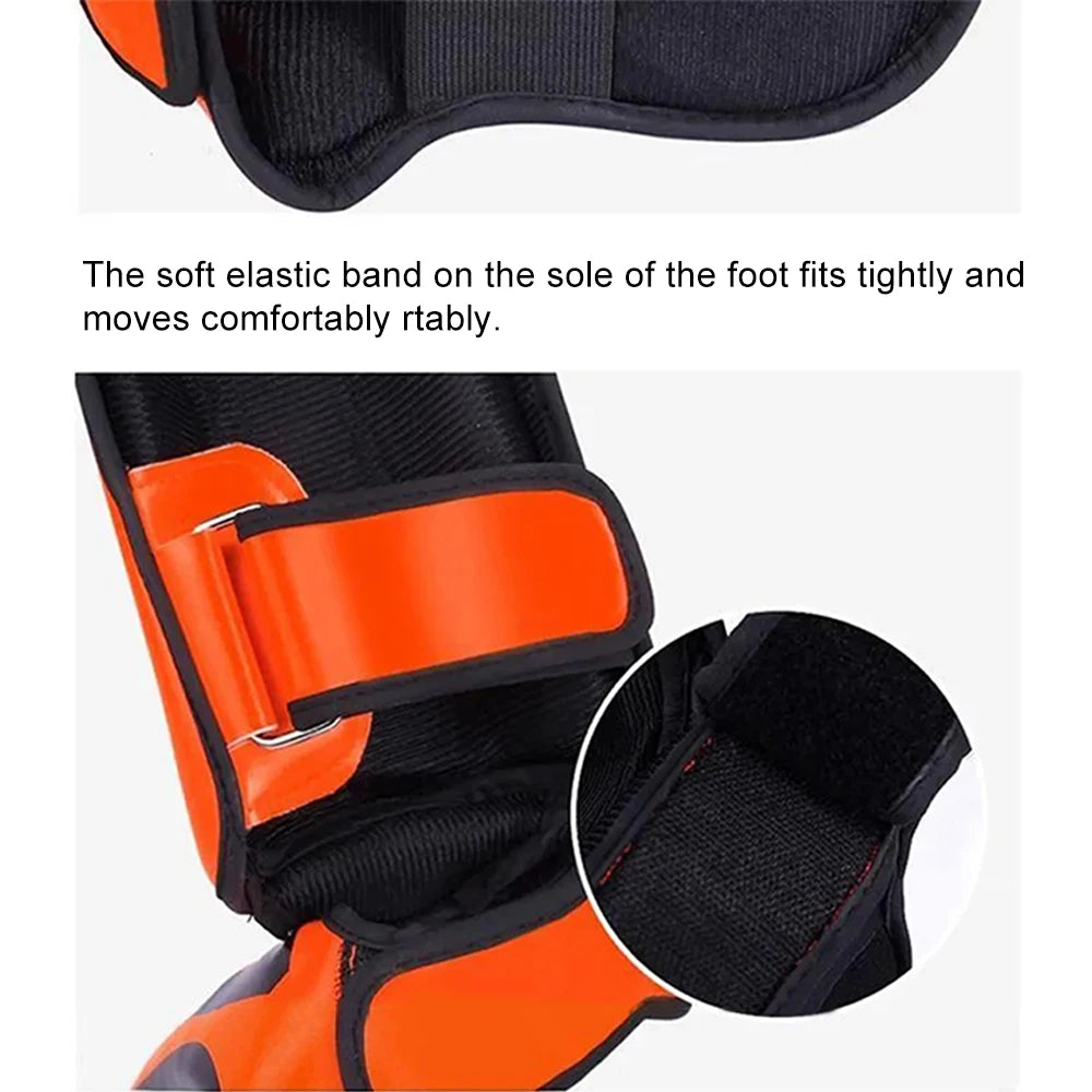 GINGPAI Shin Guards for Muay Thai, Kickboxing & MMA