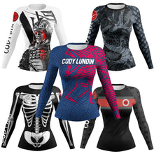 Women’s 3D Compression Rashguard for BJJ, MMA & Fitness