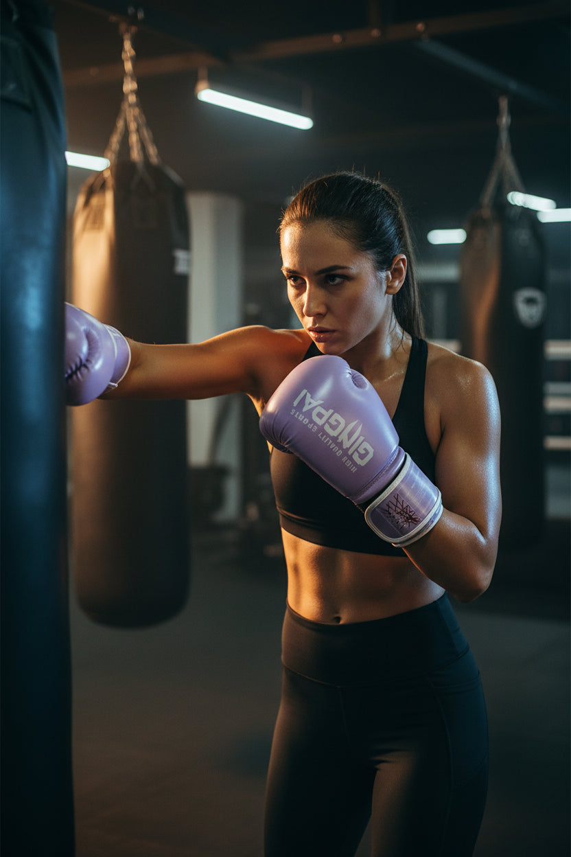 GINGPAI Boxing Gloves for Fitness Boxing & Kickboxing