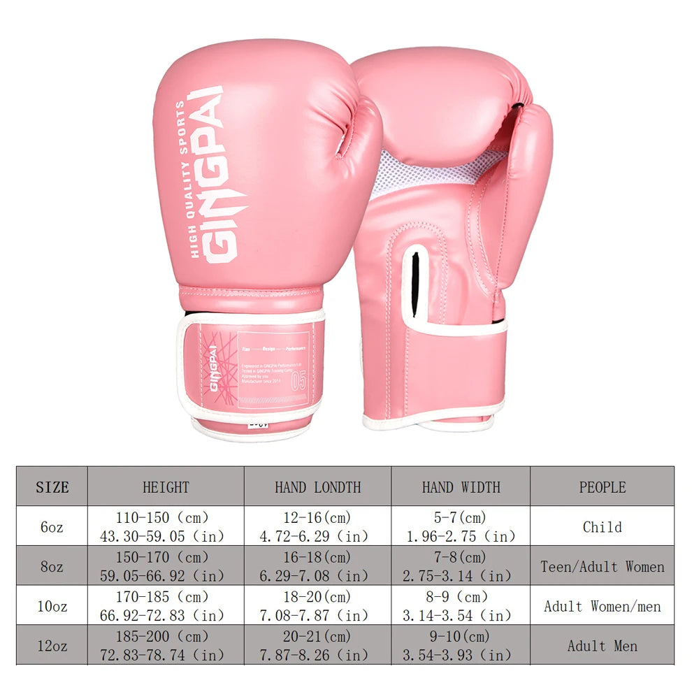 GINGPAI Boxing Gloves for Fitness Boxing & Kickboxing