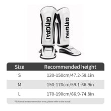 GINGPAI Shin Guards for Muay Thai, Kickboxing & MMA