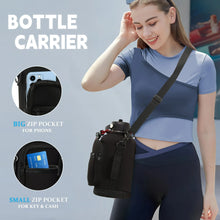 64Oz Insulated Water Bottle with Straw - Spout Lid, Carrying Sleeve, Paracord Handle, Double Wall Half Gallon Stainless Steel Water Bottles Keep Cold-48H & Hot-24H, 1/2 Gallon Water Jug, Metal Flask