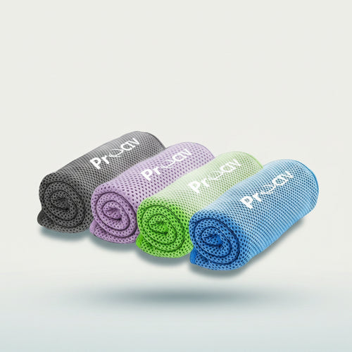 4 Pack Cooling Towels, Ice Towel for Neck and Face, Soft Breathable Chilly Microfiber Keep Cool Towels for Yoga, Gym, Fitness, Camping, Running, Workout & More Activities, 40"X 12"