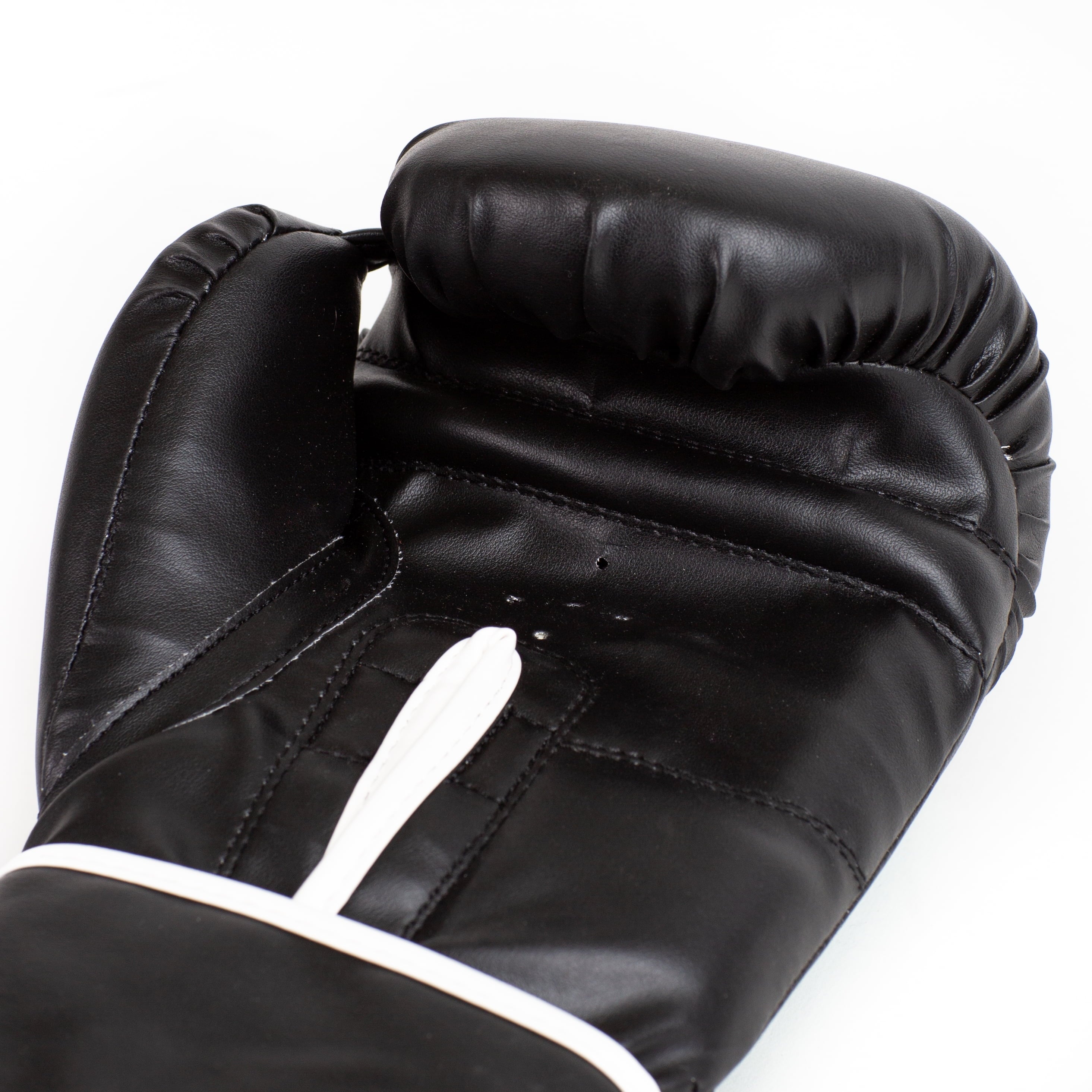Core 2 Training Boxing Gloves – Synthetic Leather, S/M, Black