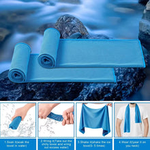 Outdoor Microfiber Quick Dry Cooling Ice Towel Sports Cold Towel for Fitness Camping Running