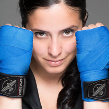 V4 Perfect Stretch Boxing Hand Wraps 180" Blue 180
