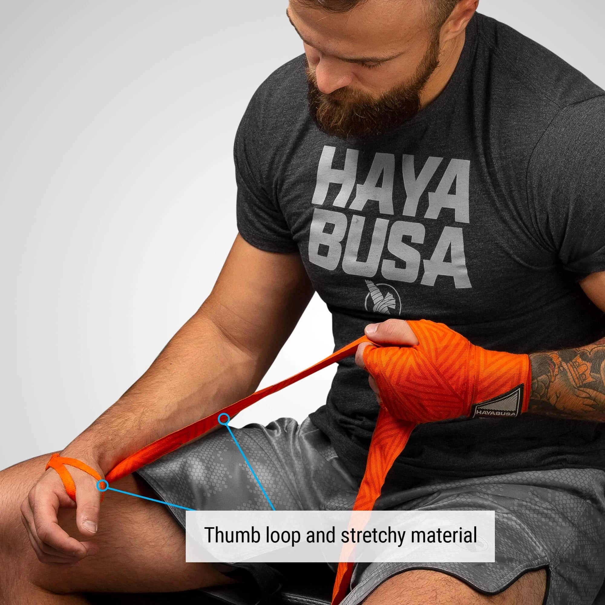 Boxing Hand Wraps Perfect Stretch 4.0 for Men & Women - Orange Maze, 180 Inches