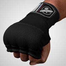 Quick Gel Boxing Hand Wrap Gloves - Black, Small